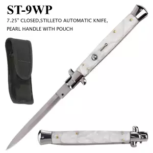 ST-9WP - 13" Overall, Stiletto Style Switch Blade Knife