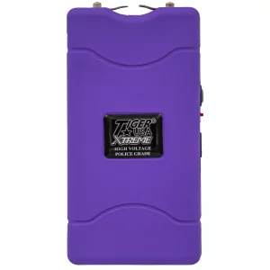 TD-800-PP - 96 Mill Purple Rechargeable Stun Gun & Flashlight