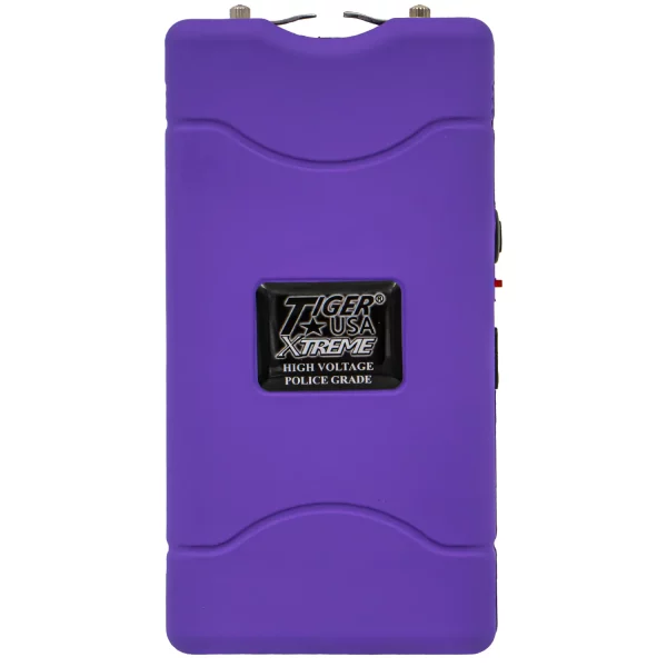 TD-800-PP - 96 Mill Purple Rechargeable Stun Gun & Flashlight