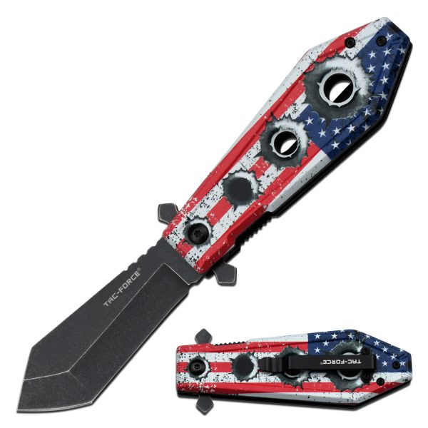 TF-1048F - Tac-Force Spring Assisted Spey Point Knife