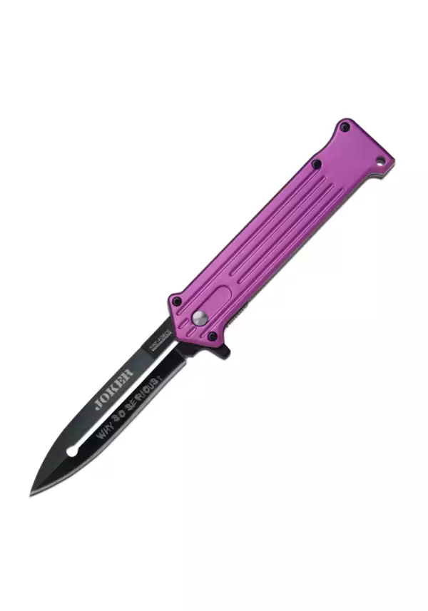 TF 457PU - Tac-Force Joker Spring Assisted Knife Purple
