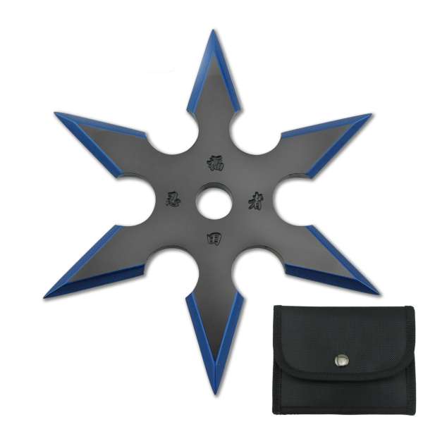 TS-16BL - Throwing Star Black/Blue
