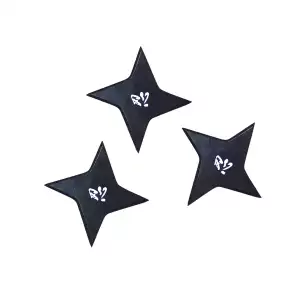 TS-9109-BK - 3pc Throwing Star Set