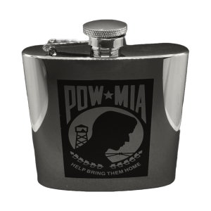 FS 1006SET - 6oz Flask with Funnel and Pow Logo