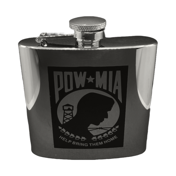 FS 1006SET - 6oz Flask with Funnel and Pow Logo
