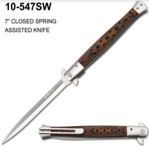 W10-547SW - 7" Closed Stiletto Style Folder