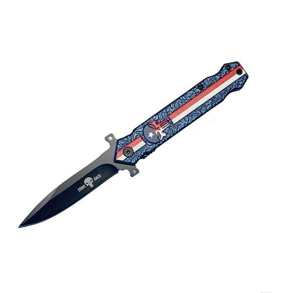 W10-955BLST - 4.5" Punisher Spring Assisted Knife