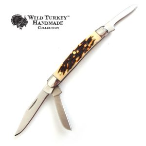 WT-323SI - 3 Blade Manual Folding Knife 2.75" Closed