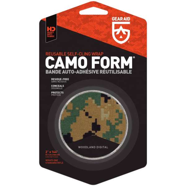 19412 Camo Form Reusable Fabric Wrap - Woodland Digital - Image 2