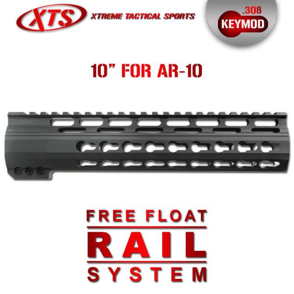 XTS-308KM10 - 10" .308 Keymod Rail