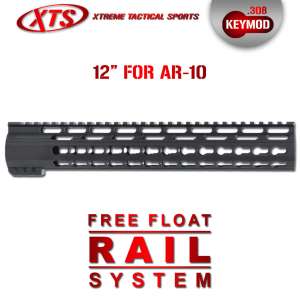 XTS-308KM12 - 12" .308 Keymod Rail