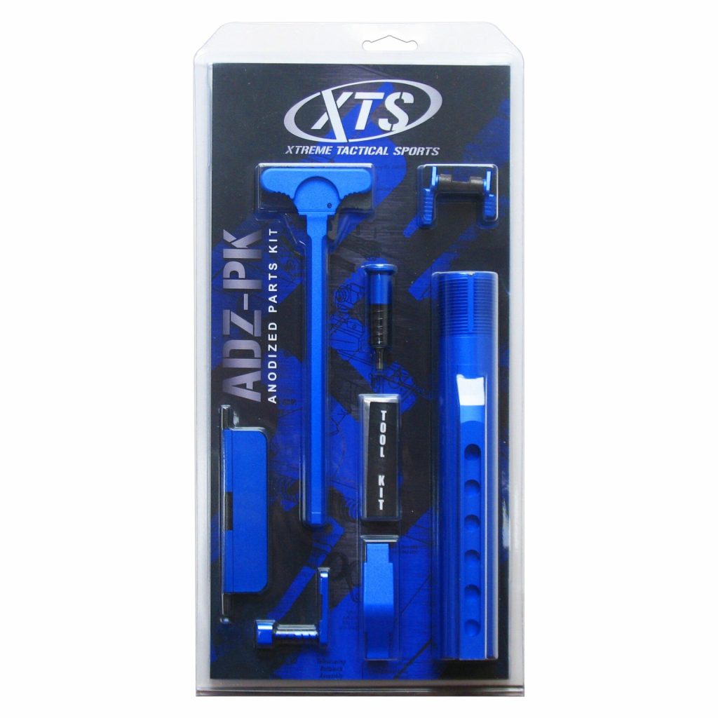XTS-ADZ-PKBL ANODIZED BLUE AR-15 PARTS KIT