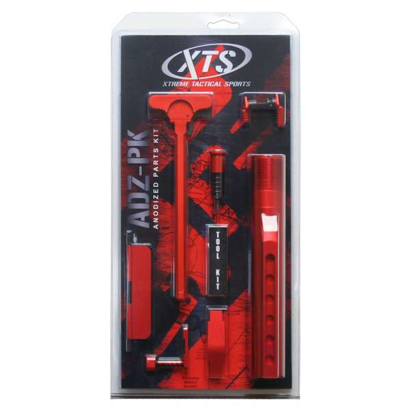 XTS-ADZ-PKRD - AR-15 Anodized Colored Parts Kit Red