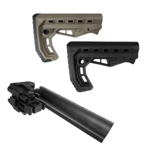XTS-AKFS58 - Combo Kit AK Folding Stock Adapter & Stock Black or Tan/FDE