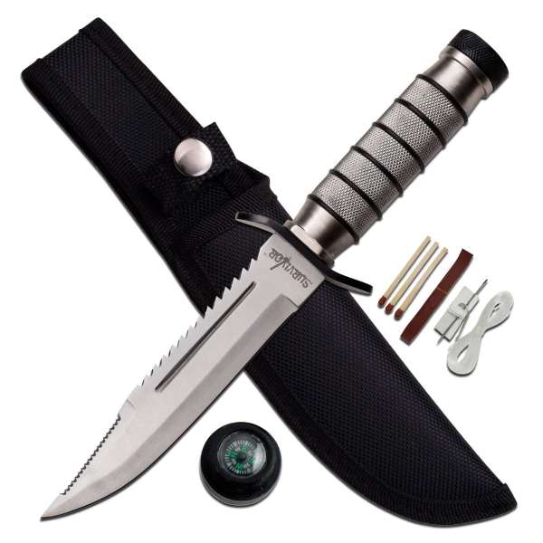 HK 695 - 9.5" Survivor Fixed Blade Knife