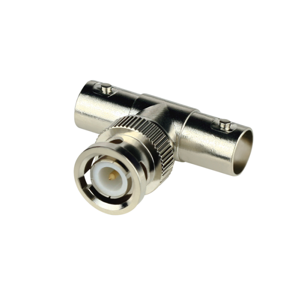 Connector - BNC Male to Dual BNC Female
