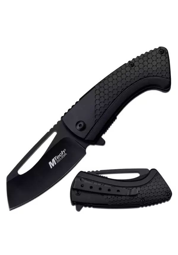 MT-A1197BK - MTech Spring Assisted Knife Sheepsfoot Knife