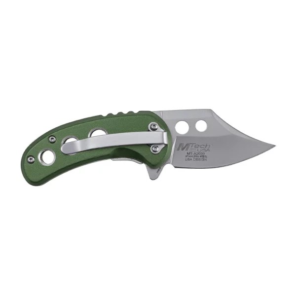 MT-A2039GN - MTech Spring Assisted Knife Green - Image 3