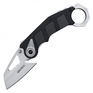 PWT401BK - Wartech 7.75" Black Pocket Knife