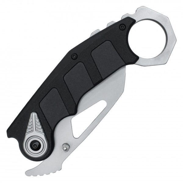 PWT401BK - Wartech 7.75" Black Pocket Knife - Image 2