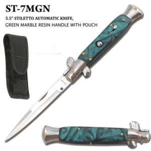 ST-7MGN - Stiletto Style Switch Blade Knife