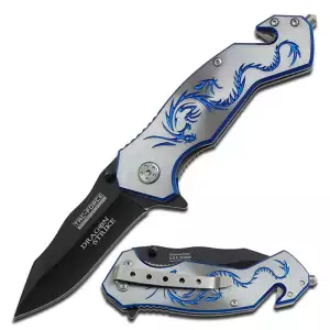 TF 759GY - Tac-Force Spring Assisted Knife Dragon