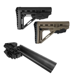 XTS-AKFS105 - Combo Kit AK Folding Stock Adapter & Stock Black or Tan/FDE
