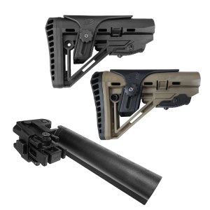 XTS-AKFS106 - Combo Kit AK Folding Stock Adapter & Stock Black or Tan/FDE