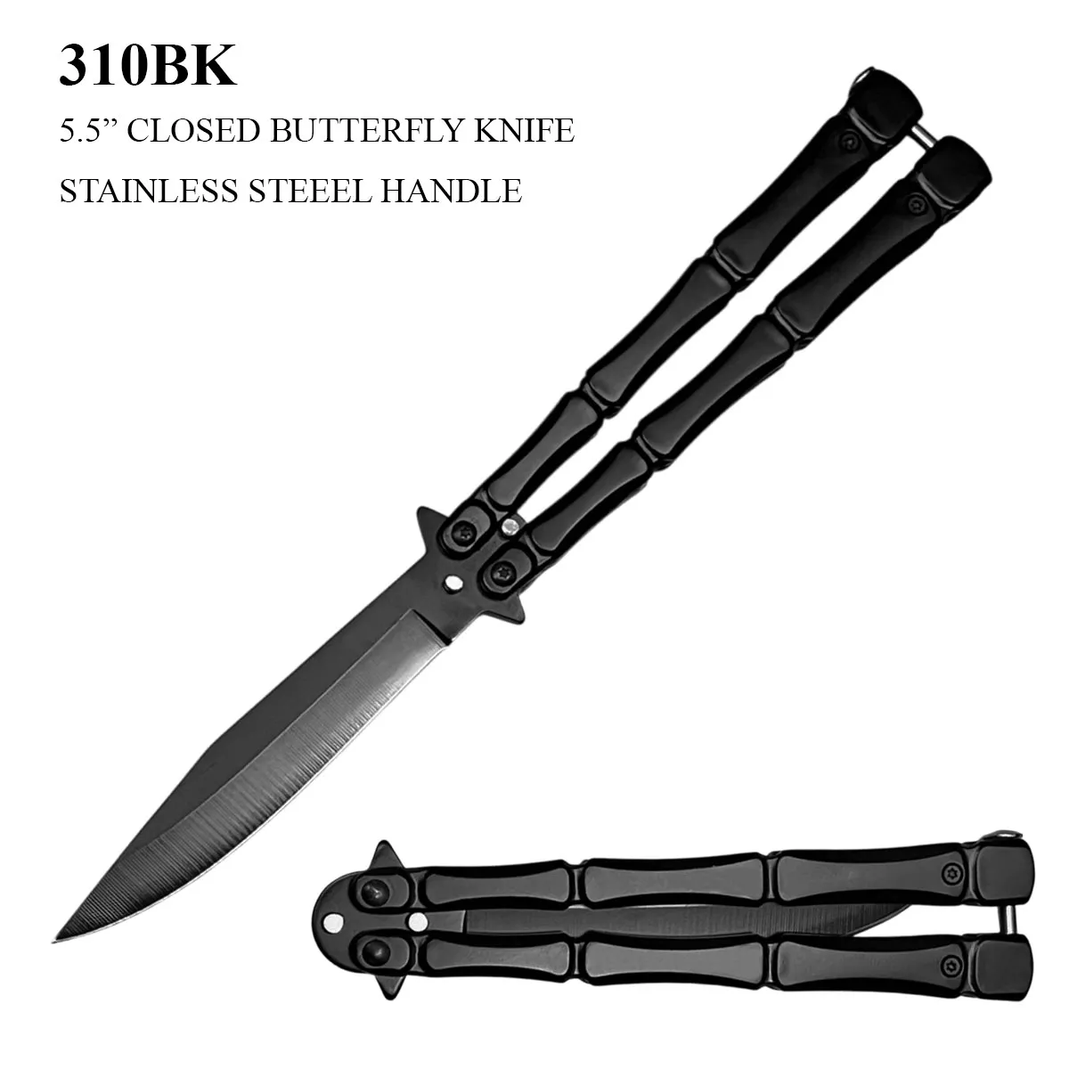 BONE STYLE BUTTERFLY KNIFE