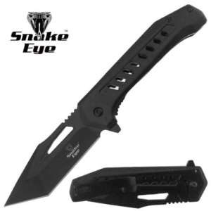 black pocket knife