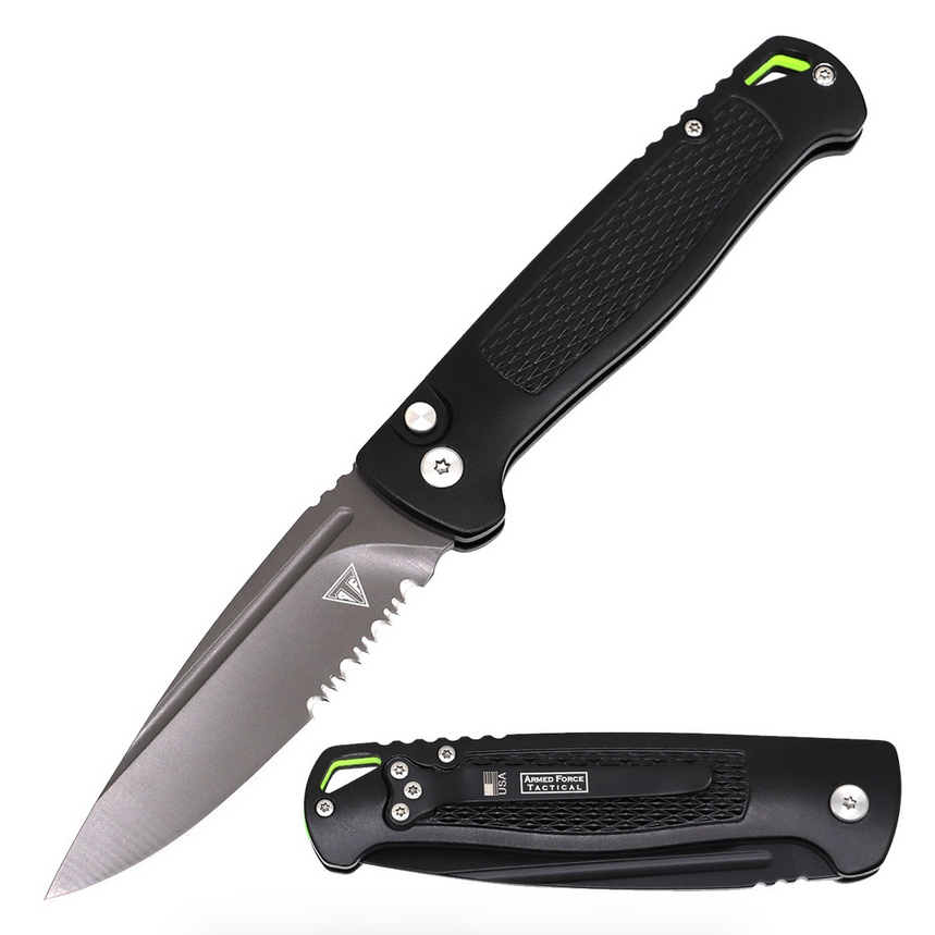 298BKCS - 4.65" Automatic Knife with Aluminum Handle
