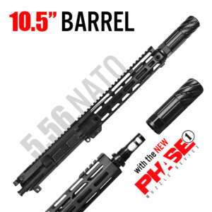 CU-10-P1 - 10.5" 5.56 NATO Complete Upper - 10" M-Lok Rail & PHASE1 Muzzle Device