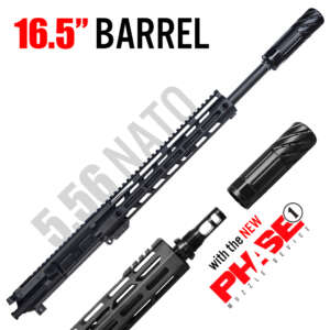 CU-1216-P1 - 16.5" 5.56 NATO Complete Upper - 12" M-Lok Rail & PHASE1 Muzzle Device