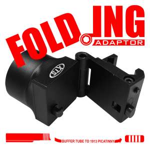 XTS-1913FLDA - 1913 Folding Buffer Tube Brace/Stock Adaptor *PRE-ORDER*